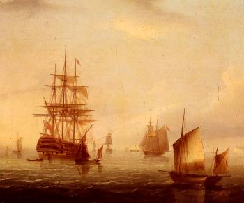 詹姆斯 E 巴特斯沃思 Sailing Vessels Off A Coastline 詹姆斯 E 巴特斯沃思 Sailing Vessels Off A Coastline